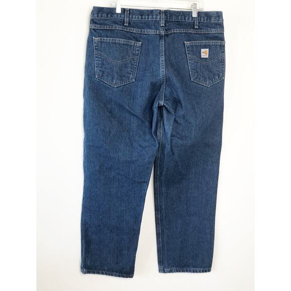 Carhartt Jeans 40 X 30 Flame Resistant 3 HRC Blue Jeans - Picture 2 of 7
